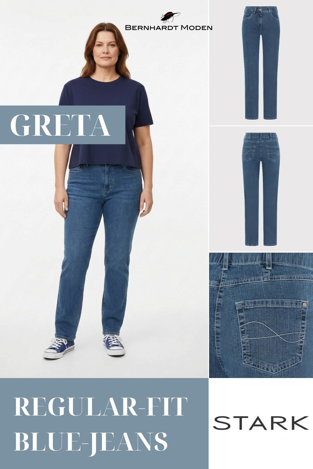 TOP Ersatz-Jeans Greta von Stark